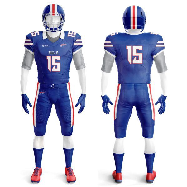 Blue Cheap Custom Jerseys Football