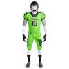 Front view green color Custom Football Jersey