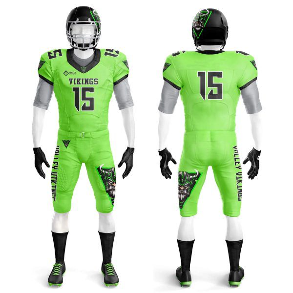 green color Custom Football Jersey