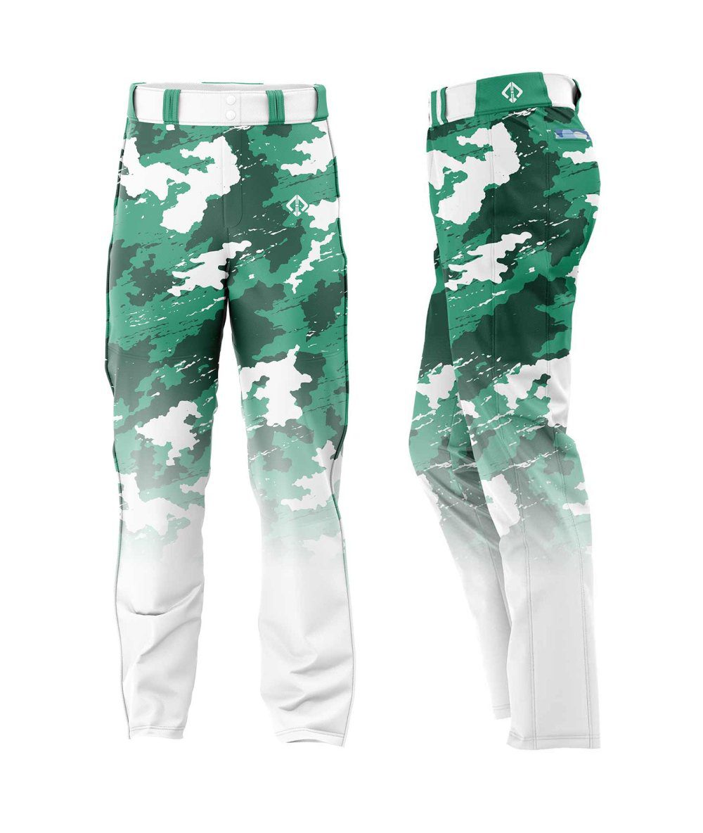 Camo color Custom Baseball Pants by Gild Sports