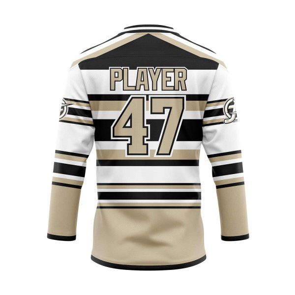 Back view of sand Classic Hockey Jerseys