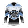 Front view in sky Reversible Hockey Jersey Canada