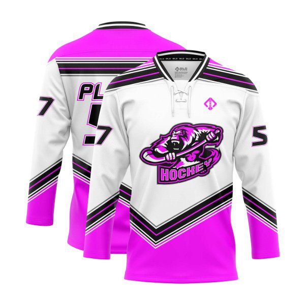 Pink Hockey Jersey