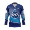 front view blue Practice Hockey Jerseys on Sale