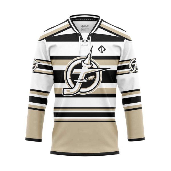 front view of sand Classic Hockey Jerseys