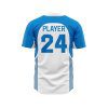 Back view in blue color Baseball Jerseys Canada