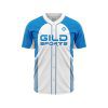 Front view in blue color Baseball Jerseys Canada