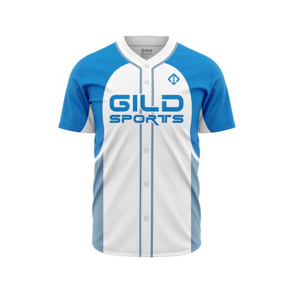 Front view in blue color Baseball Jerseys Canada