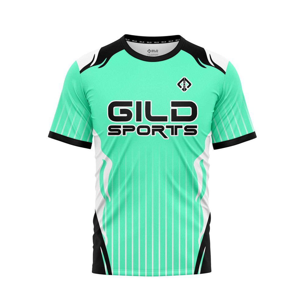 Front view Sea Green Color Customize Jersey Baseball