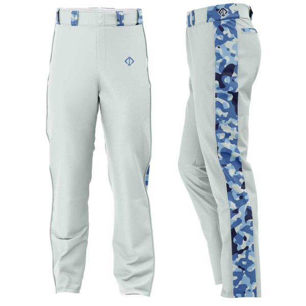 Grey and Camo color Youth Baseball Pants by gild sports