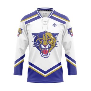 Front view Purple Hockey Jersey