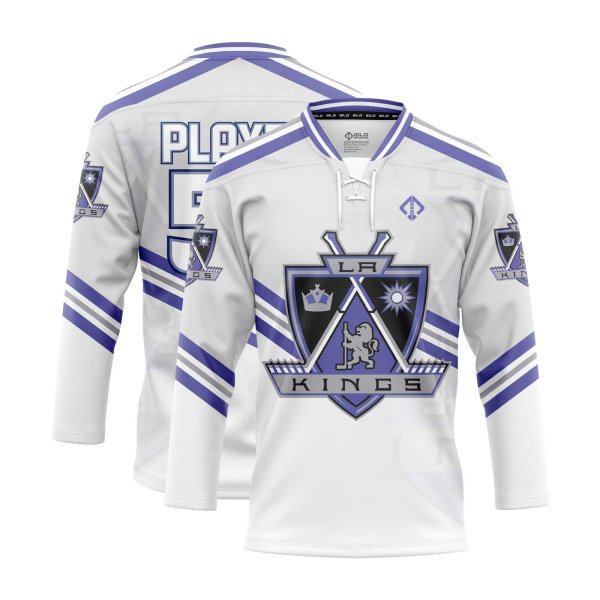 White custom hockey practice jerseys