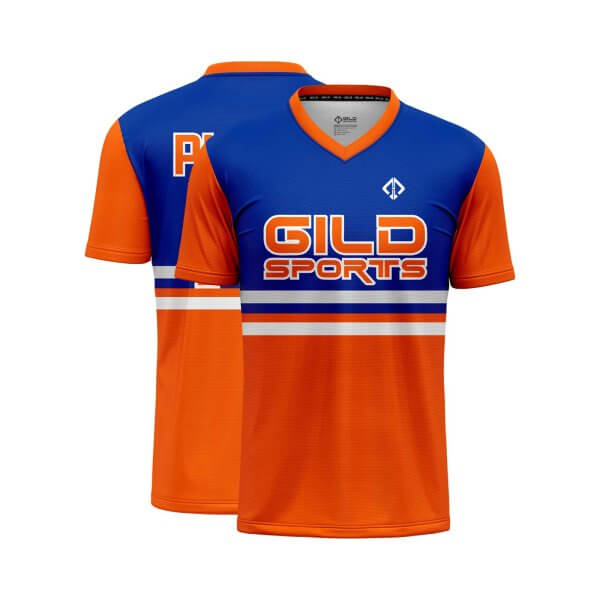 Blue and Orange amazing custom.baseball Jersey