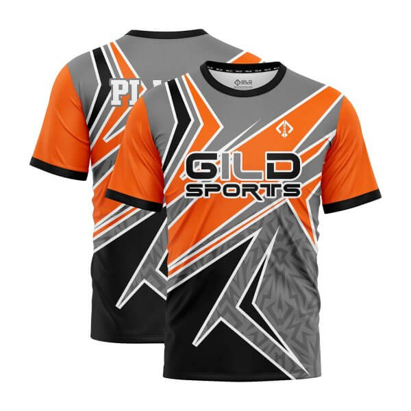 Grey and orange color baseball jerseys new