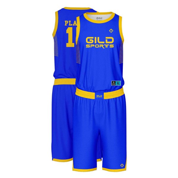 royal blue basketball clothes by Gild Sports