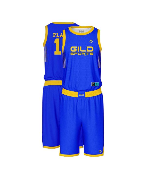 royal blue basketball clothes by Gild Sports