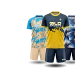 soccer uniform yellow navy and sky color