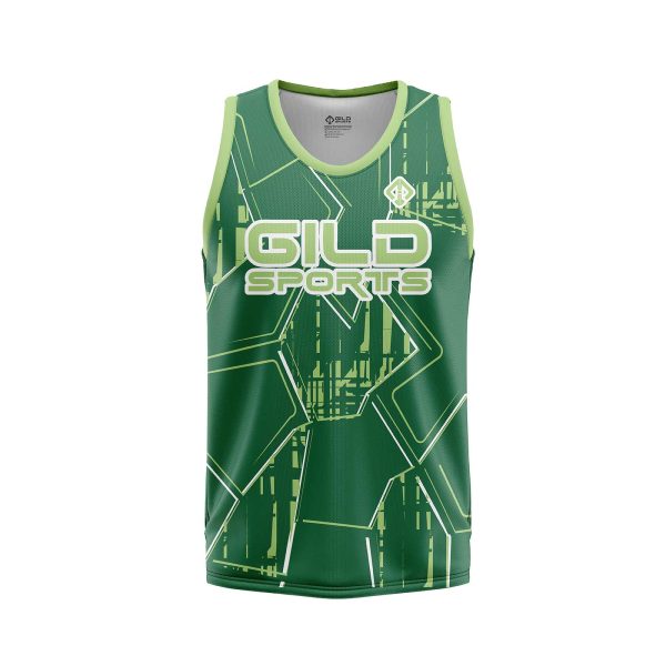 Front View Cheap Custom Basketball Jerseys by Gild Sports
