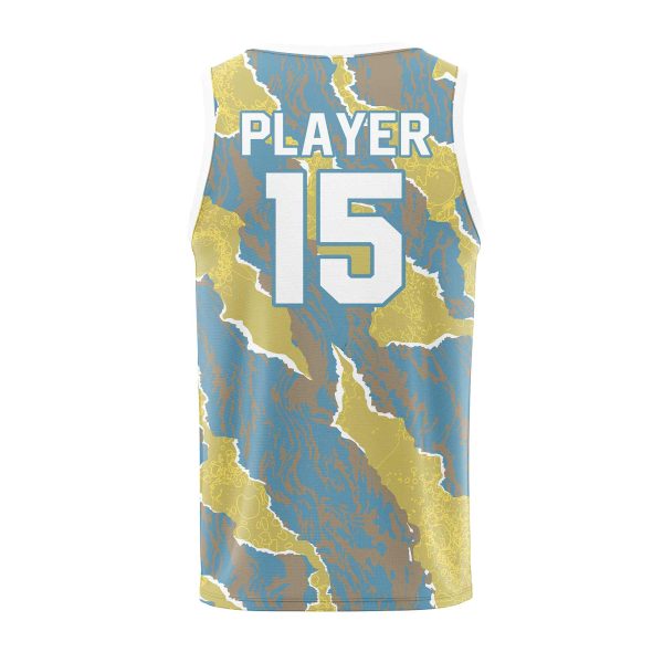 Back View of Custom Team Basketball Jerseys by Gild Sports