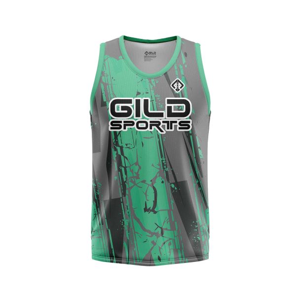Front View of Customize Jersey Basketball by Gild Sports