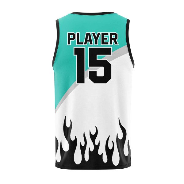 Back View Customized Basketball Jersey by Gild Sports
