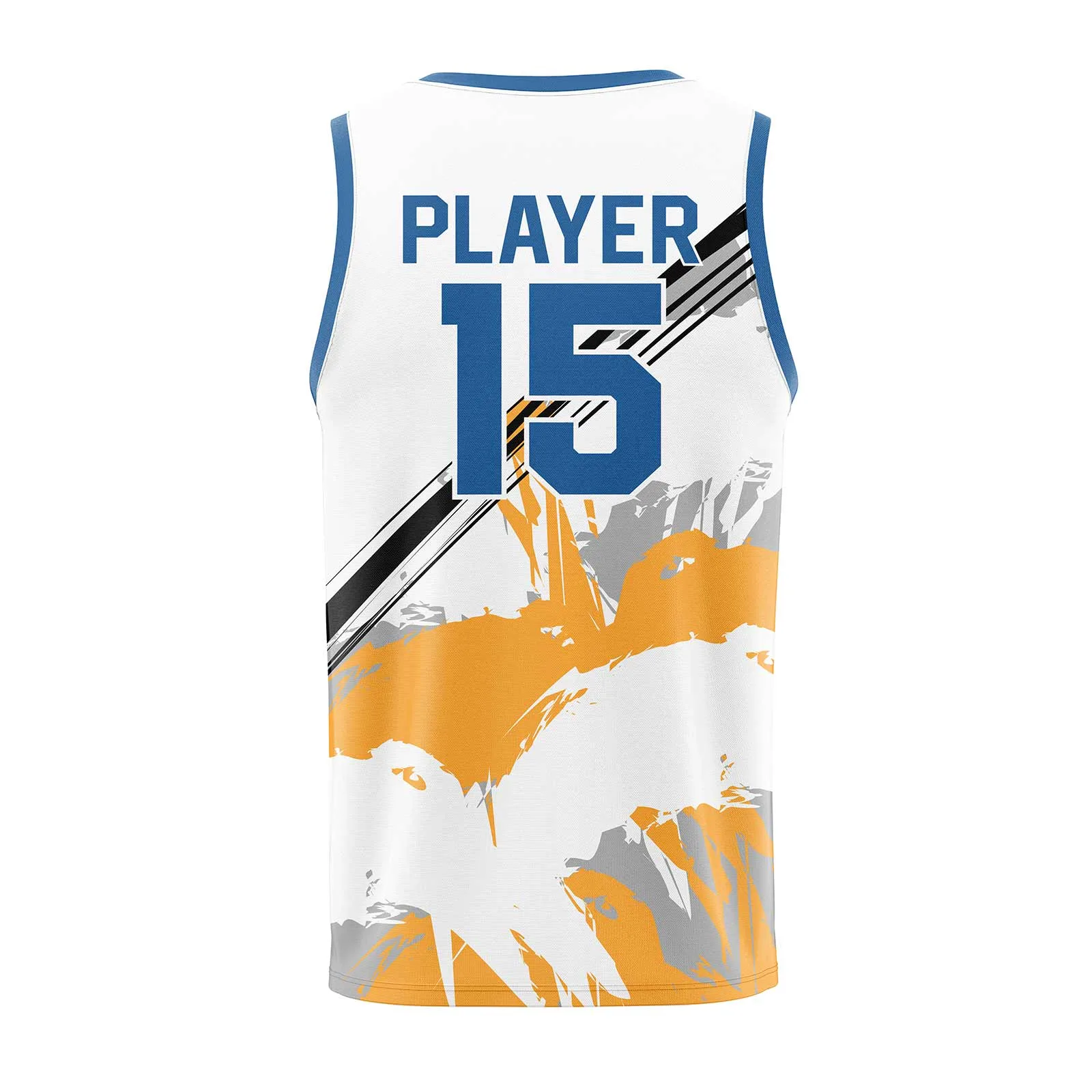 Back View Basketball Jersey Canada by Gild Sports