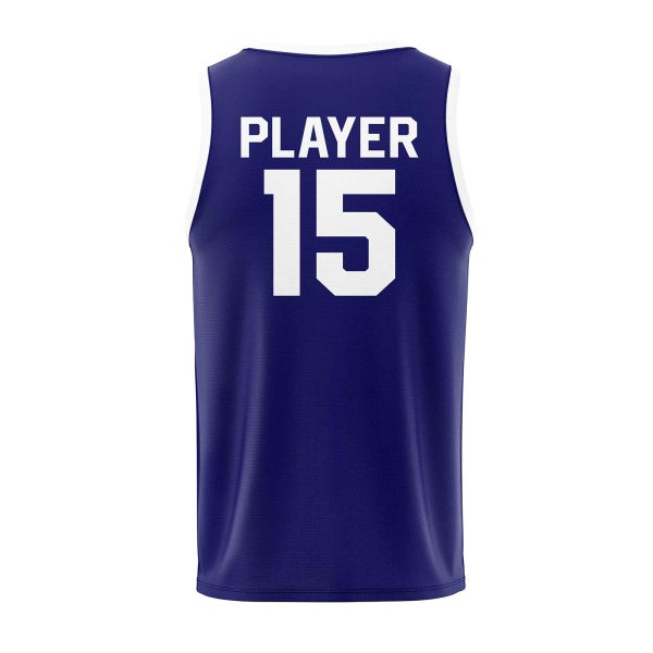 Back view Kids Basketball Jerseys by Gild Sports