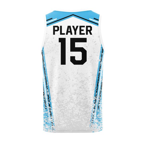 Back view Children's Basketball Jersey by Gild Sports