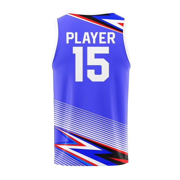 Back view Custom Jersey Maker Basketball by Gild Sports