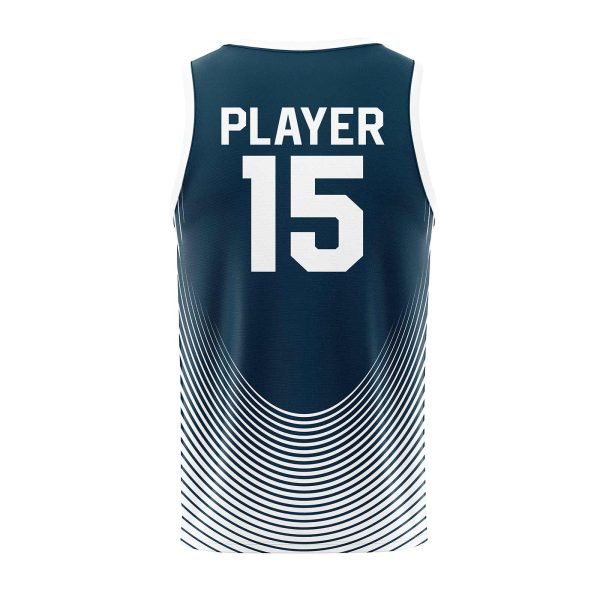 Back view Custom Youth Basketball Jerseys by Gild Sports