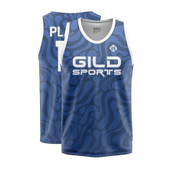 Front and Back View Basketball Jersey Maker by Gild Sports