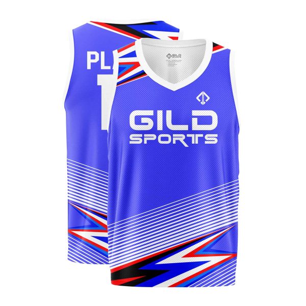 front and back view Custom Jersey Maker Basketball by Gild Sports