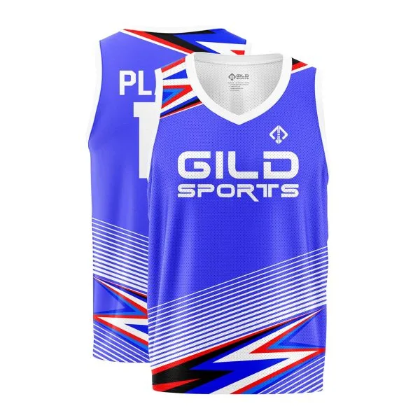 front and back view Custom Jersey Maker Basketball by Gild Sports