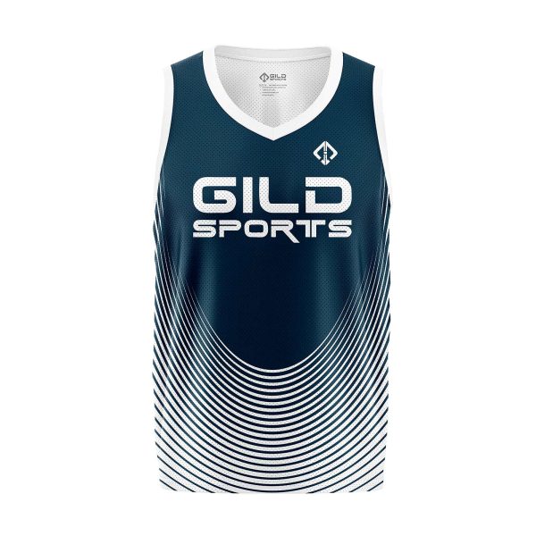 Front view Custom Youth Basketball Jerseys by Gild Sports