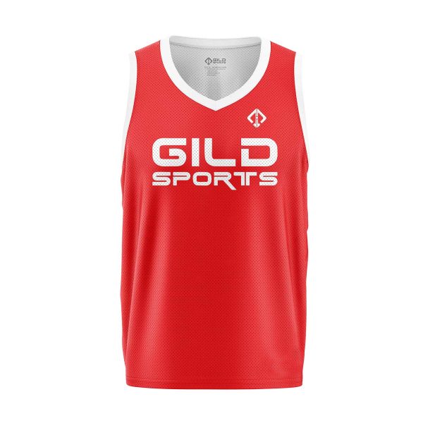 Front view Team Canada Basketball Jersey by Gild Sports