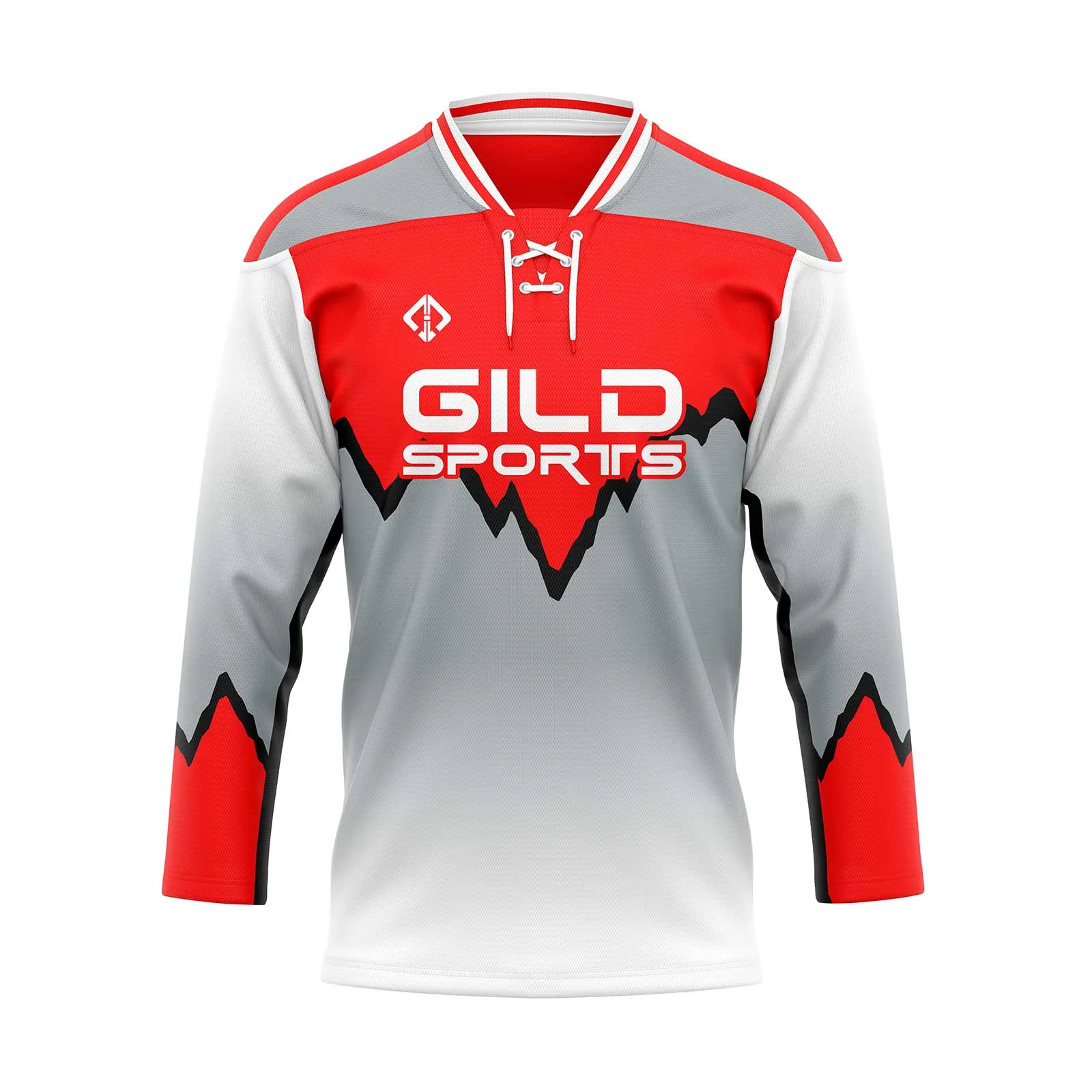 Flex Red Reversible Ice Hockey Jersey secound side front