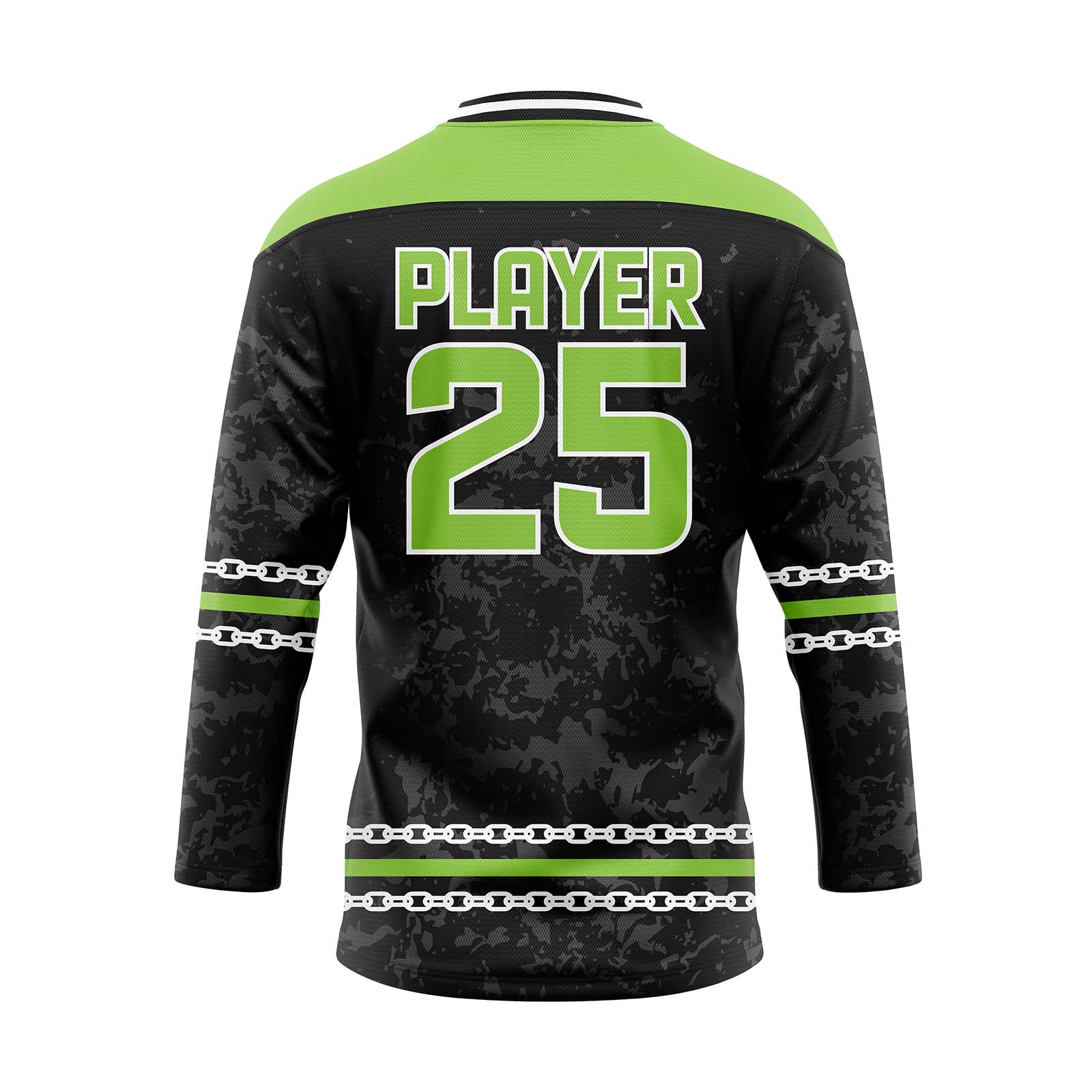 camo Rink-Ready Reversible Hockey Jersey first side back