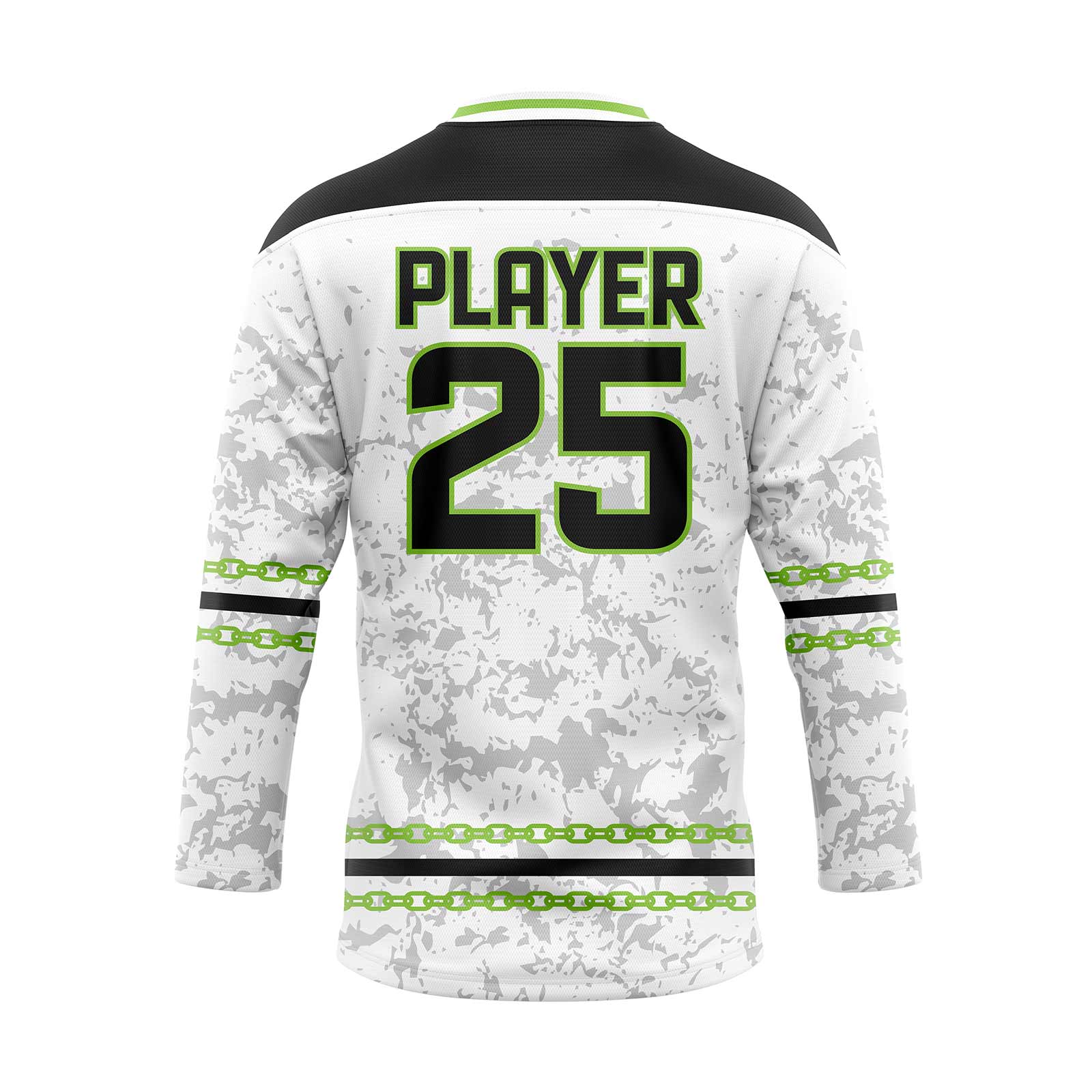 camo Rink-Ready Reversible Hockey Jersey secound side back