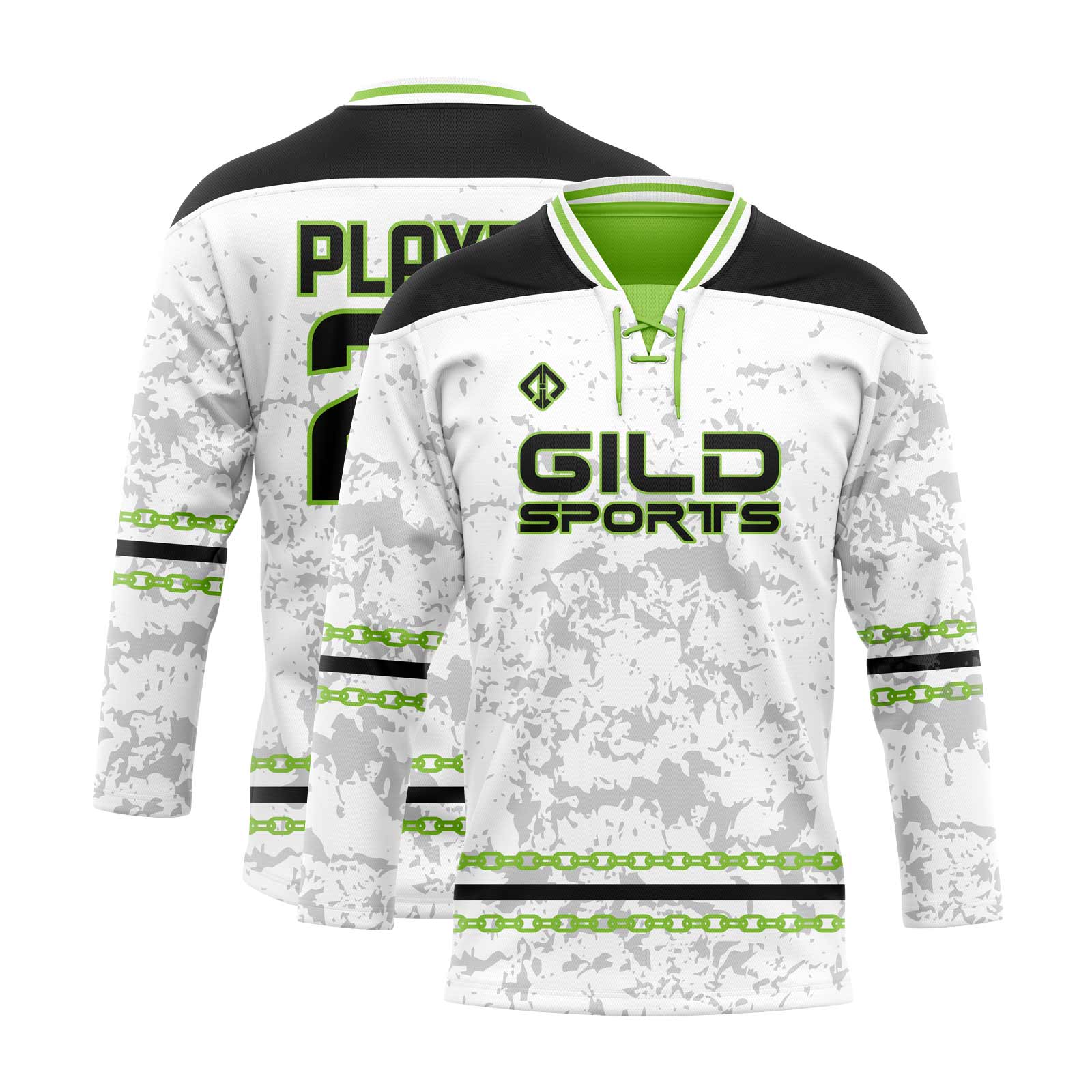 camo Rink-Ready Reversible Hockey Jersey secound side both