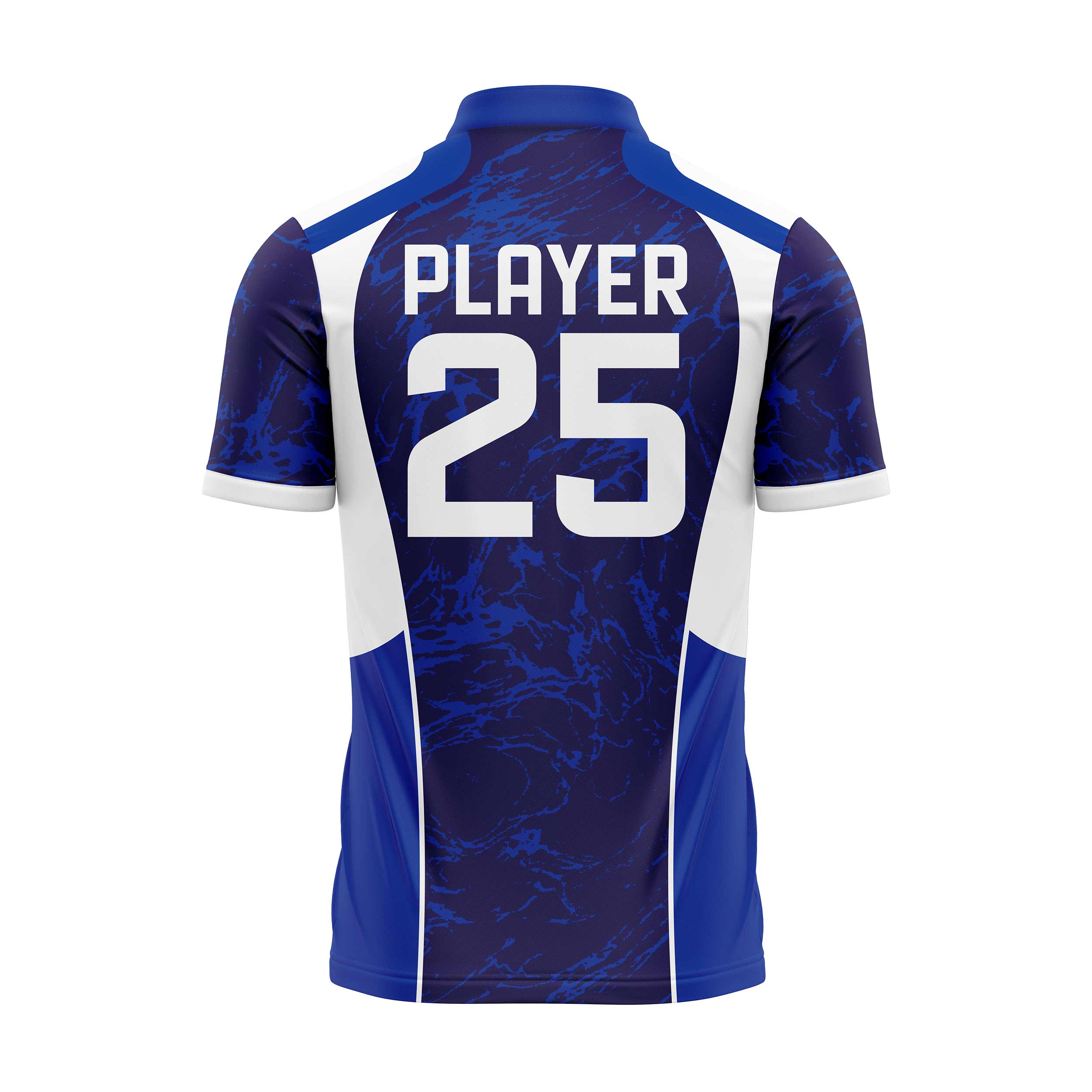 Apex Pro Custom Curling 14-Zip Jersey Back View