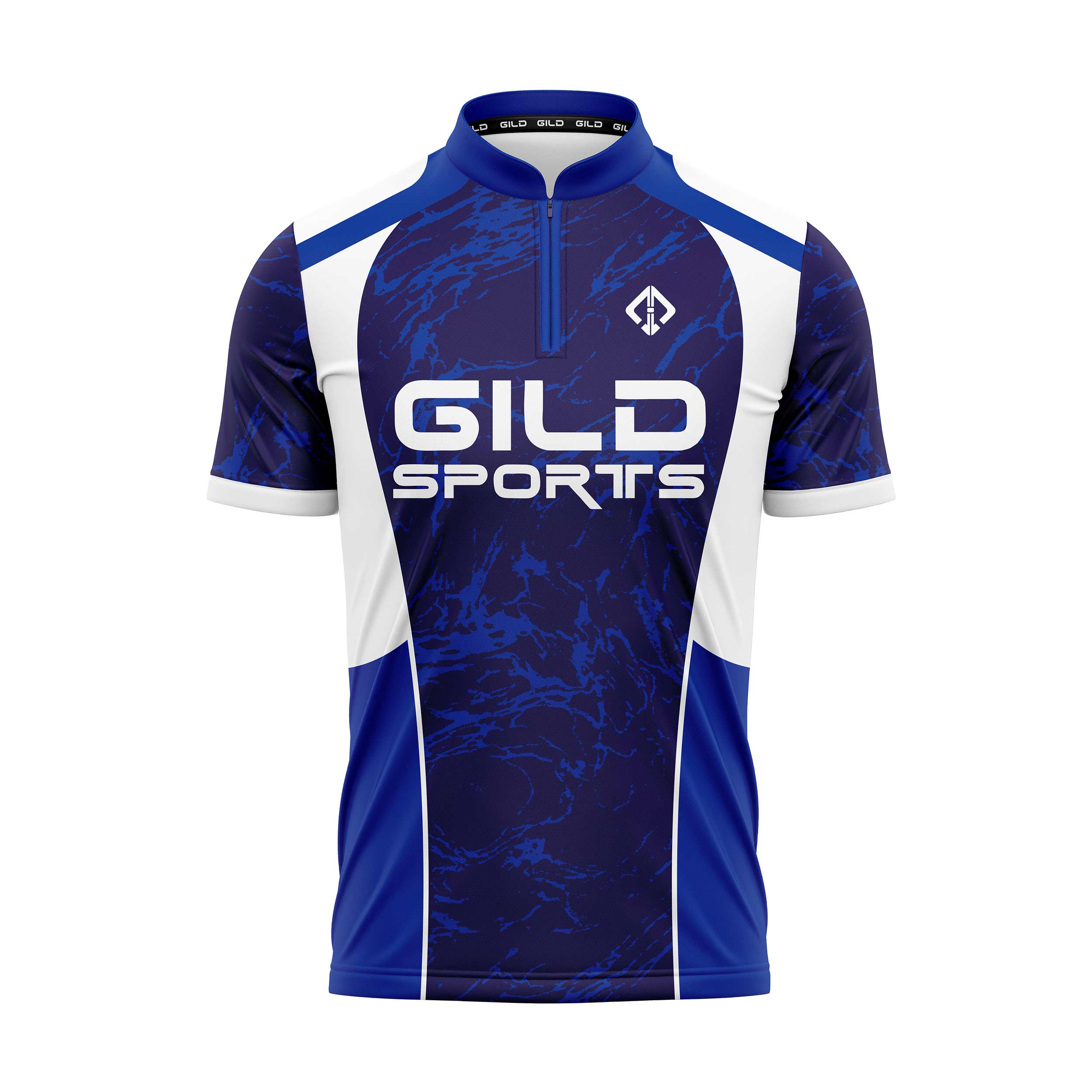 Apex Pro Custom Curling 14-Zip Jersey Front View