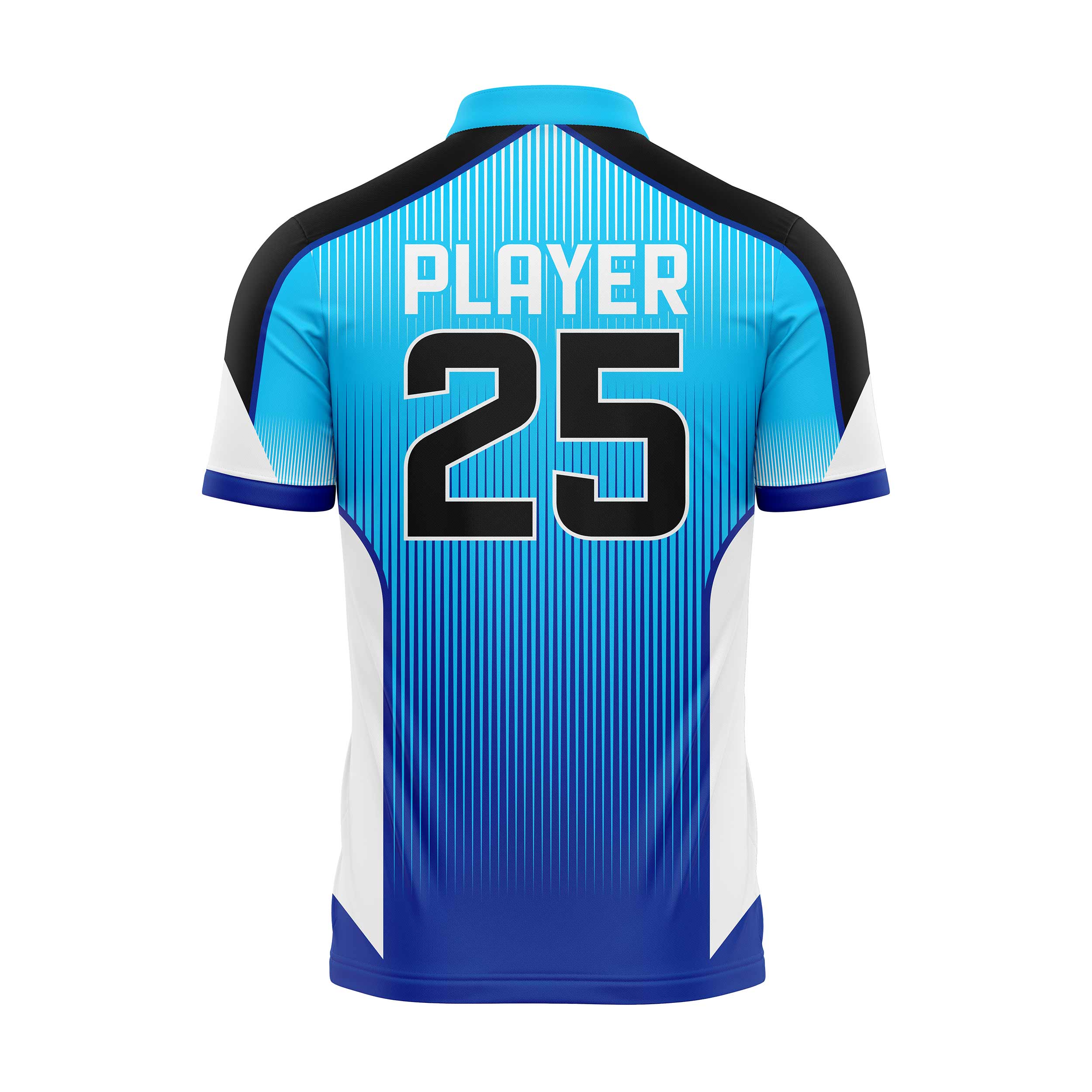 Glacier Ice Custom 14-Zip Curling Jersey Back