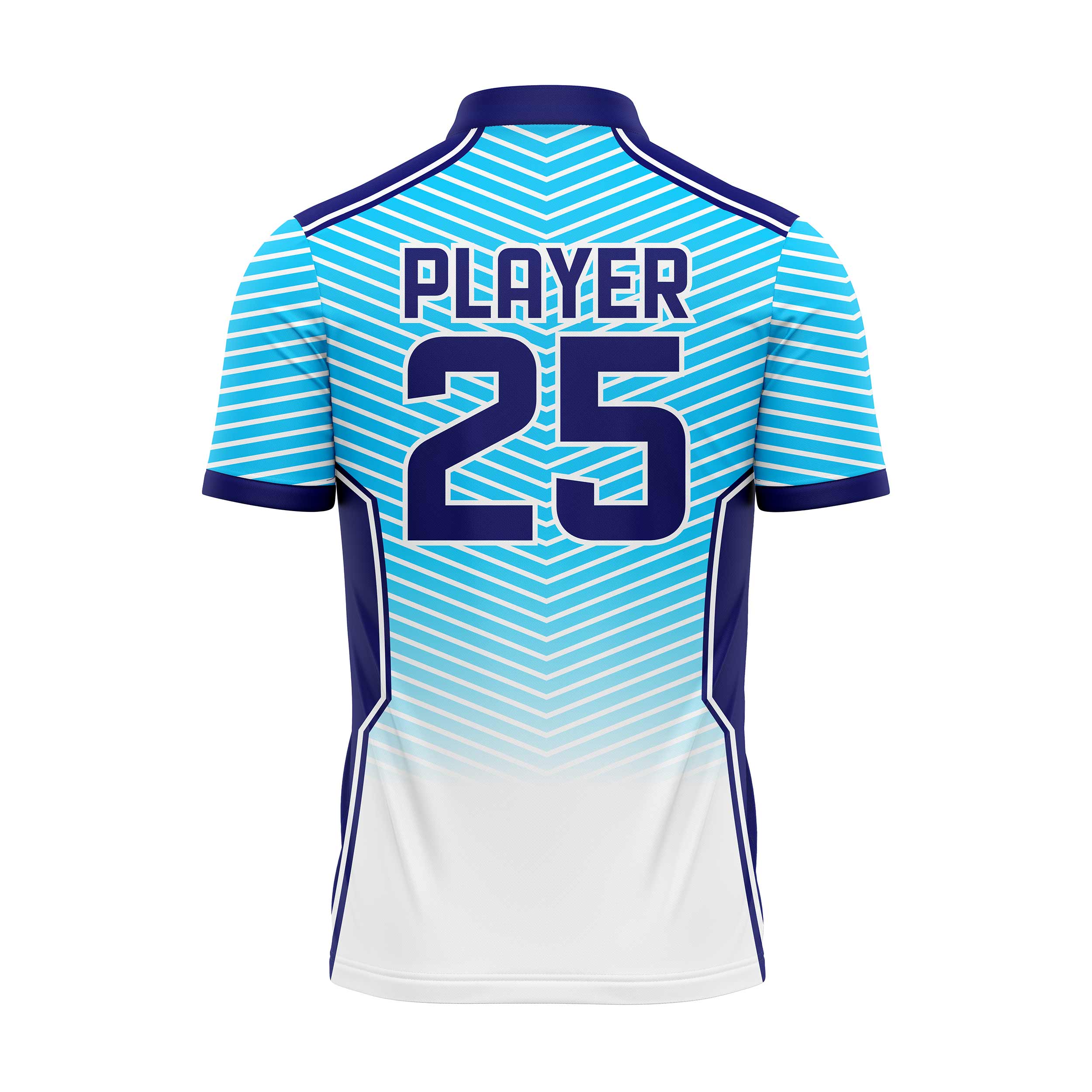 Hogline Stripe Custom Curling Jersey Back