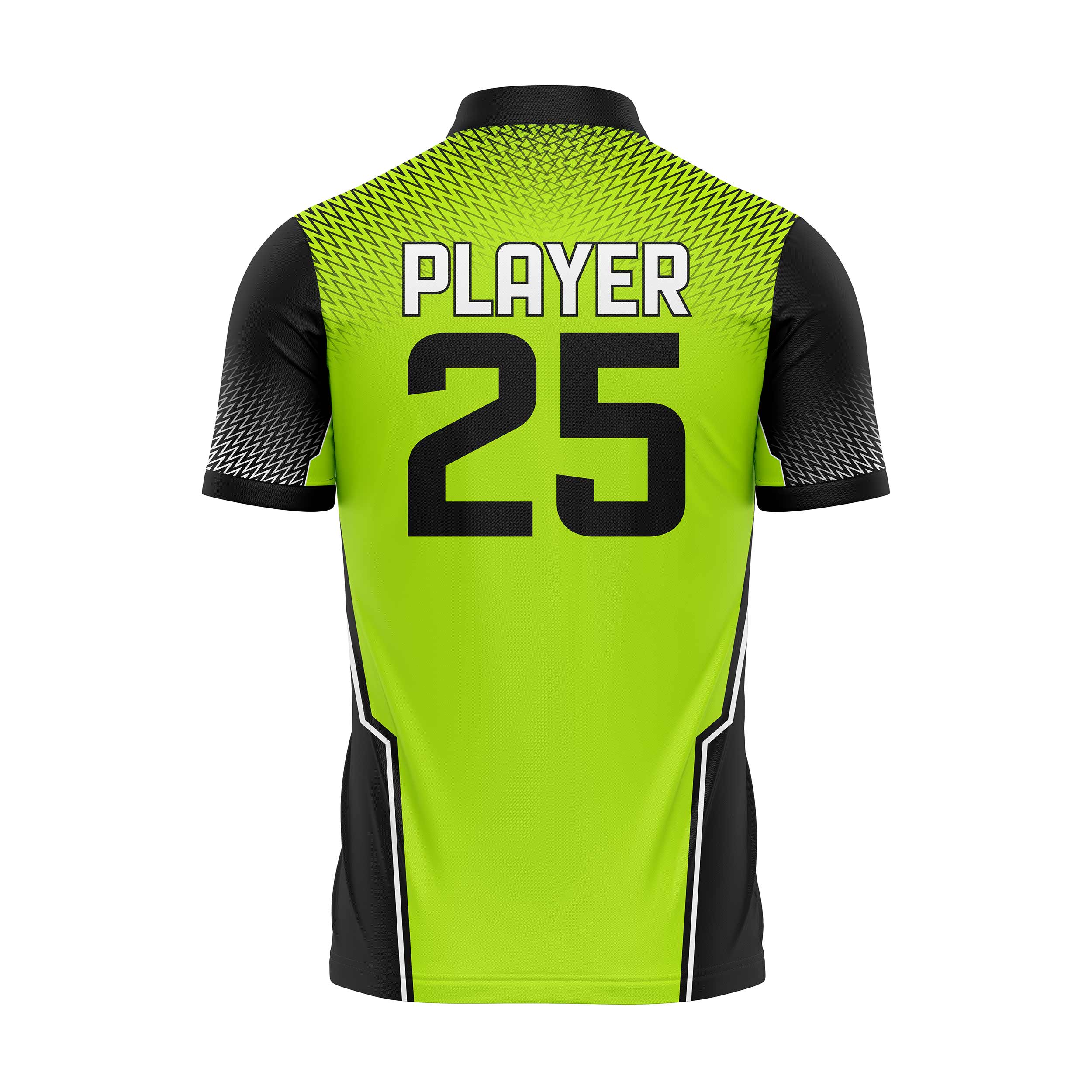 Matrix Grid Custom Curling Jersey Back