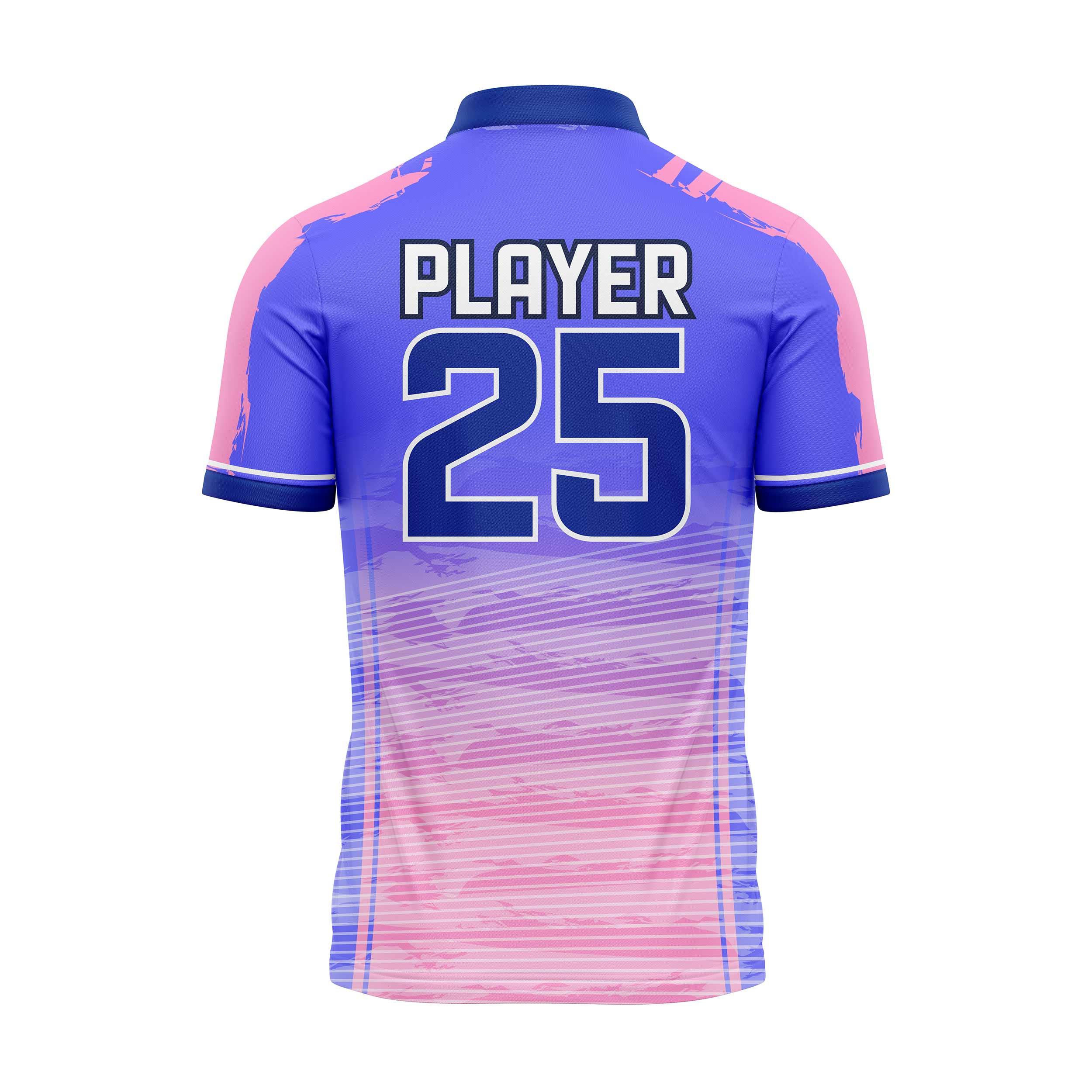 Skip Pro Custom Collared Curling Jersey Back