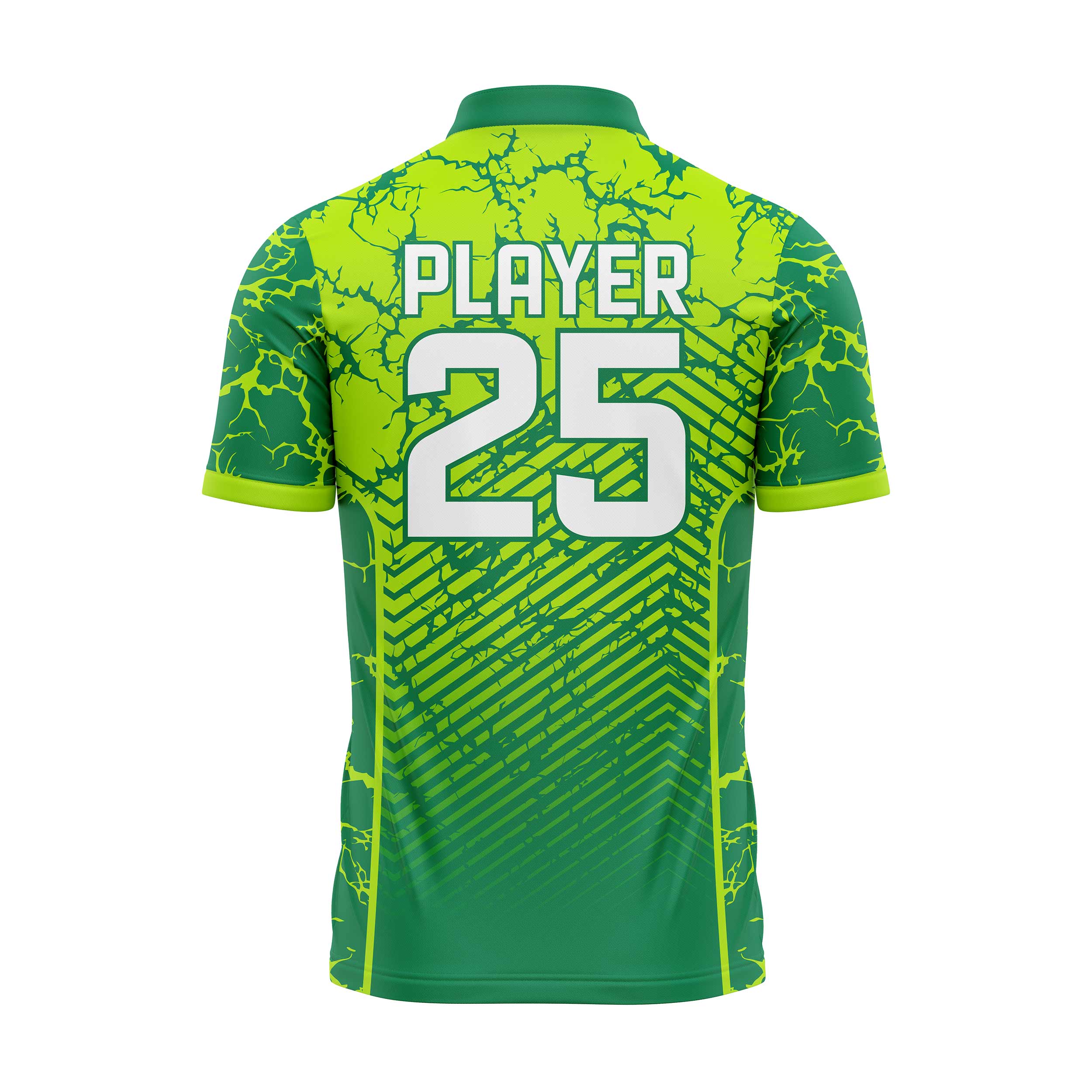Velocity Geometric Sublimated Curling Shirt Back