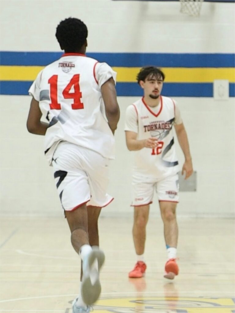 TORNADES WHITE BASKETBALL