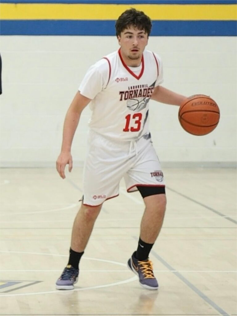TORNADES WHITE BASKETBALL