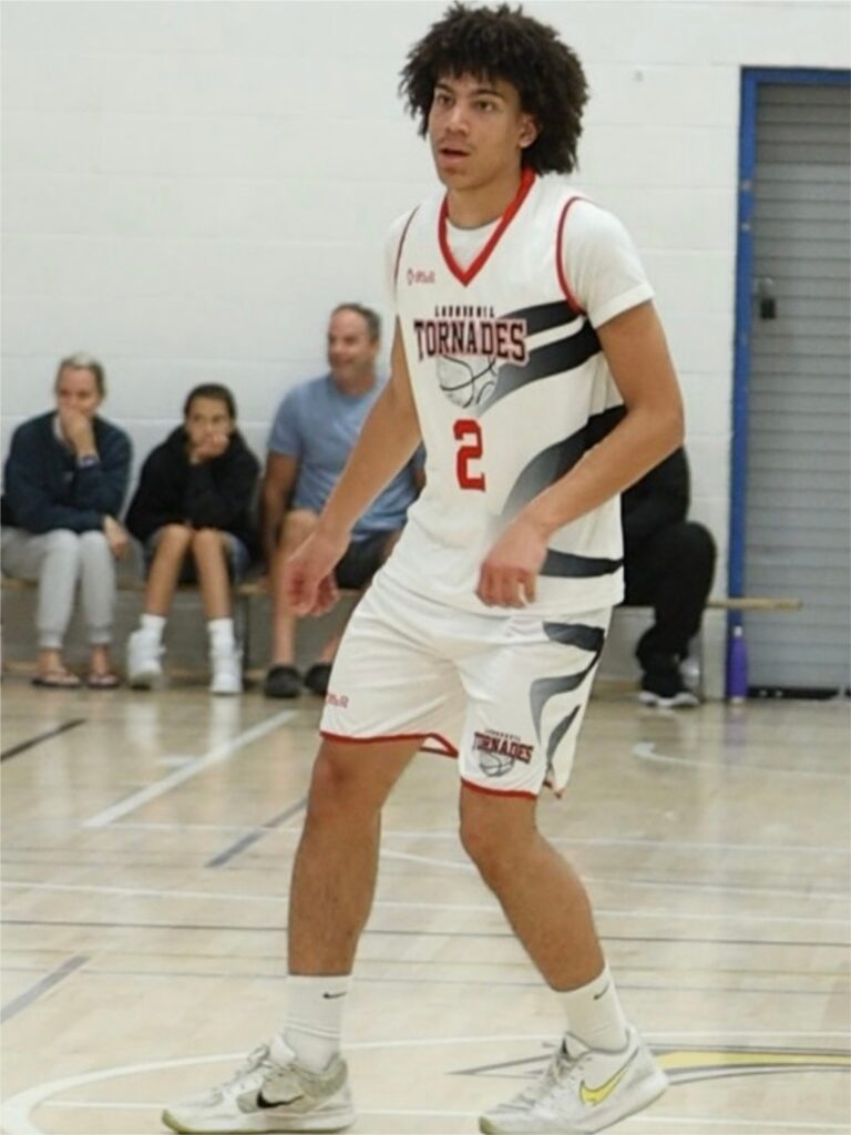 TORNADES WHITE BASKETBALL