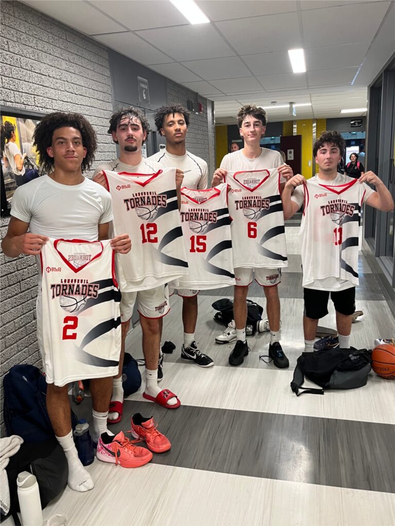 TORNADES WHITE BASKETBALL